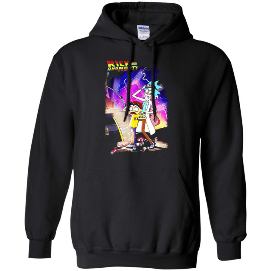 AGR Rick And Morty Back To The Future Hoodie