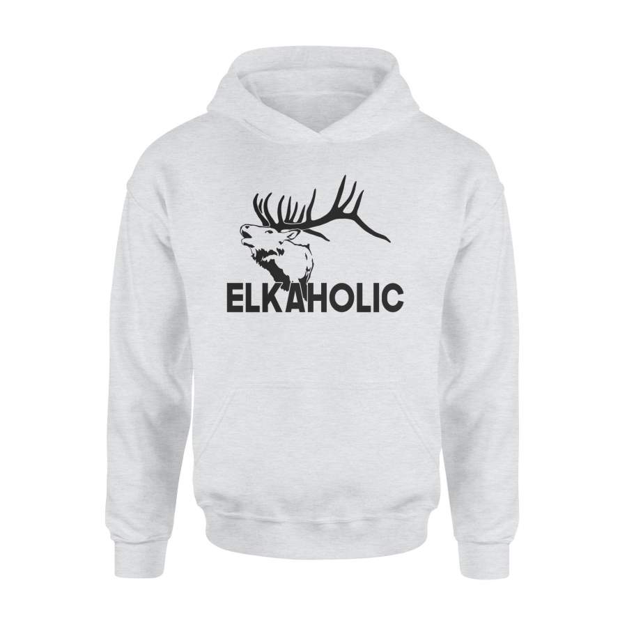 Elkaholic Standard Hoodie Hunting gift idea for Elk hunter – FDS624