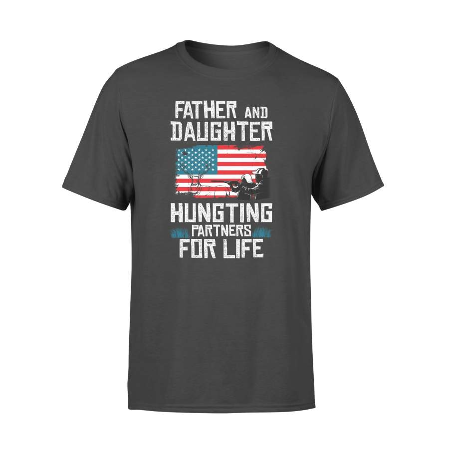 Father and Daughter Hunting Partners for Life T-shirt – FSD226