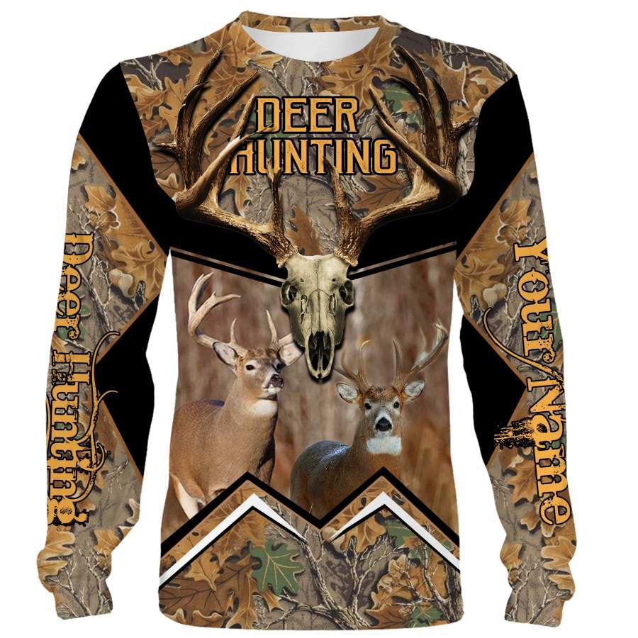 Deer Hunting Custom Name 3D All over print Shirts – Personalized hunting gift – FSD171