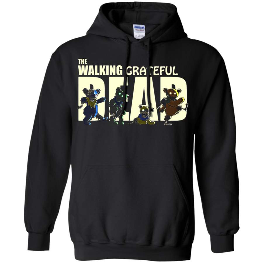 AGR The Walking Grateful Dead Marching Dancing Bear Hoodie