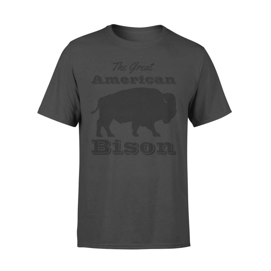 Bison hunting Shirts “The Great American Bison” T-shirt – FSD91