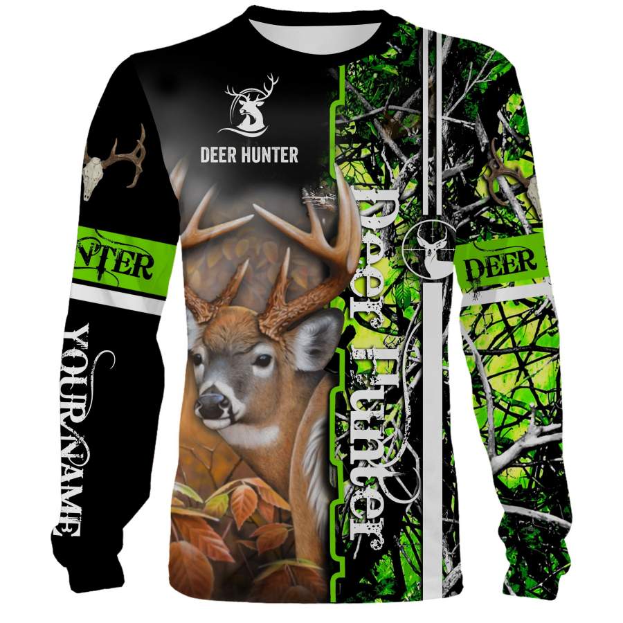 Beautiful Deer hunting Full printing shirts Personalized hunting gift – FSD95