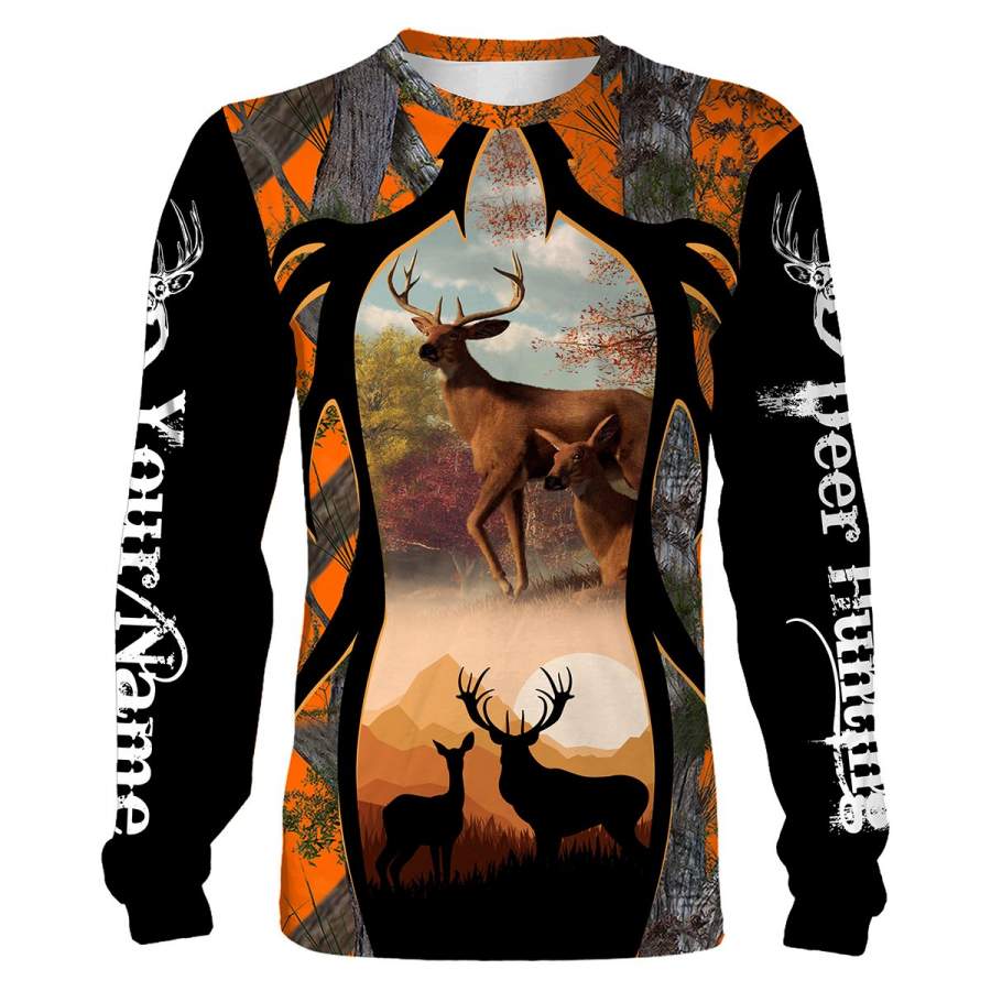 Deer Hunting Clothes Custom name All over print shirt, Long sleeve, Hoodie, Tank top – FSD37