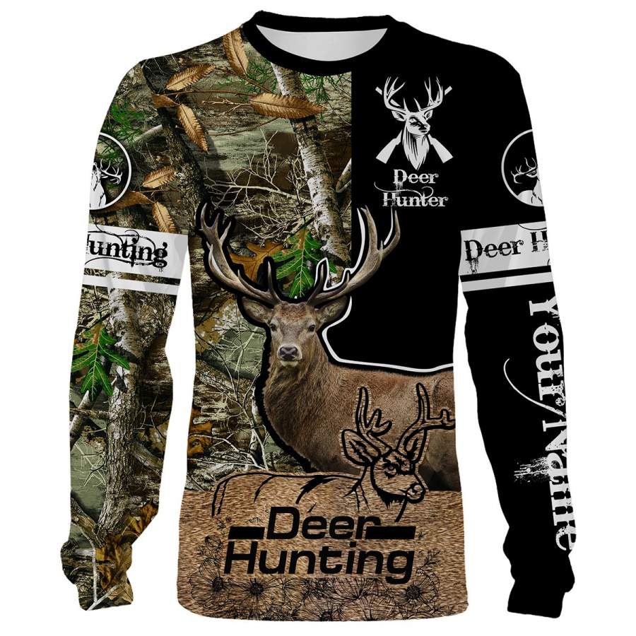 Deer Hunting Custom Name All Over Print Shirts – Personalized Gift – FSD11