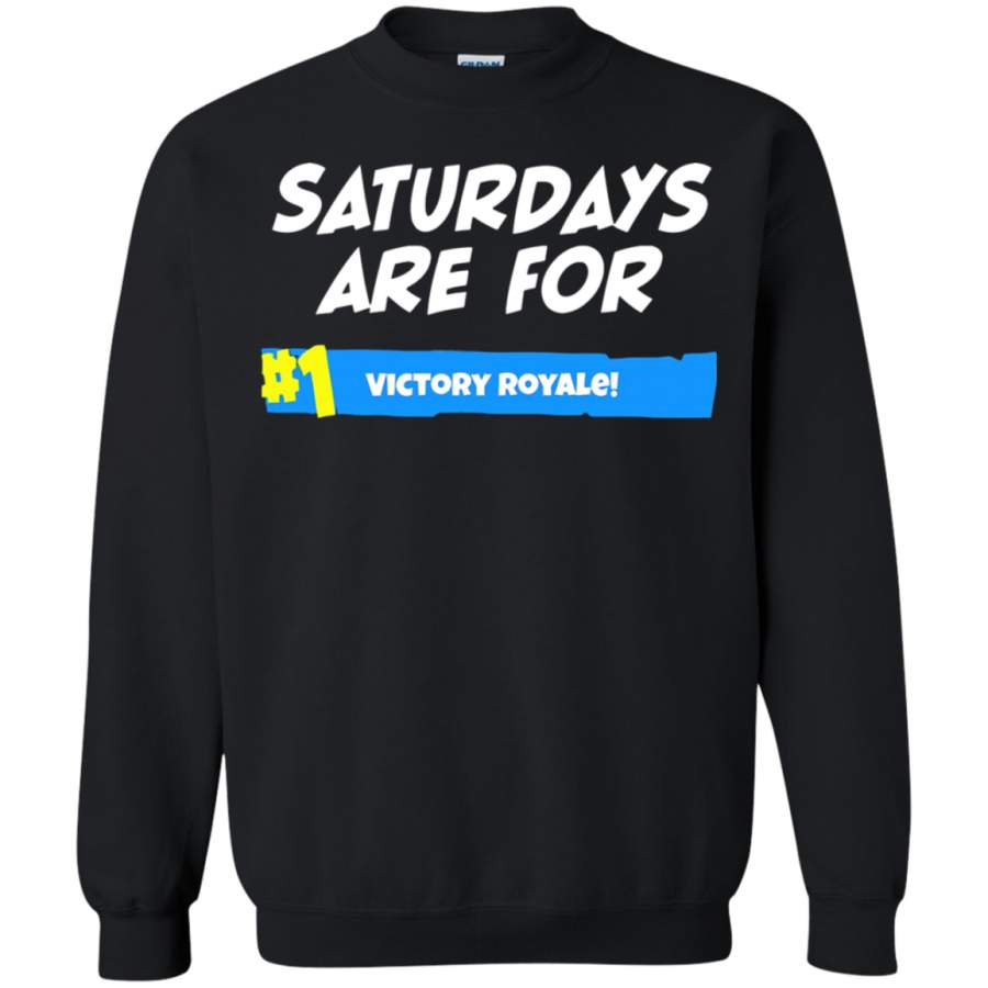 AGR Saturdays Are For Victory Fortnite Battle Royale Sweatshirt