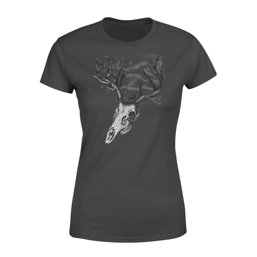 Beautiful Deer Hunting Tattoo Clothes For Men, Women NQS124 – Standard Women’s T-shirt