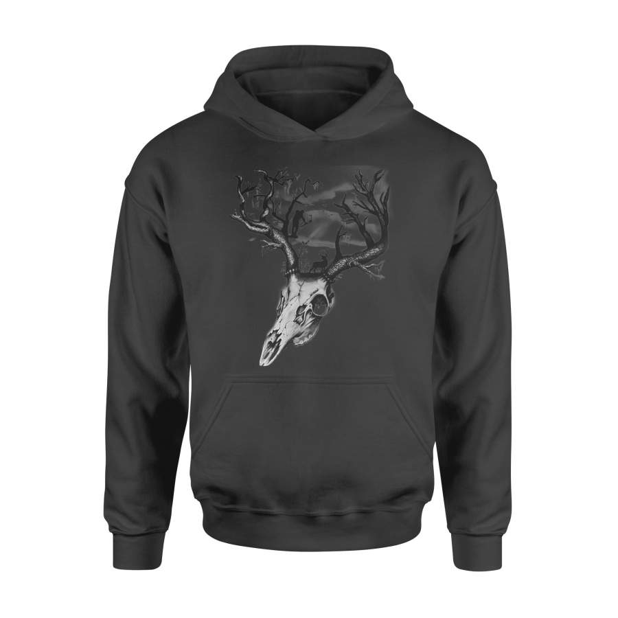 Beautiful Deer Hunting Tattoo Clothes For Men, Women NQS124 – Standard Hoodie