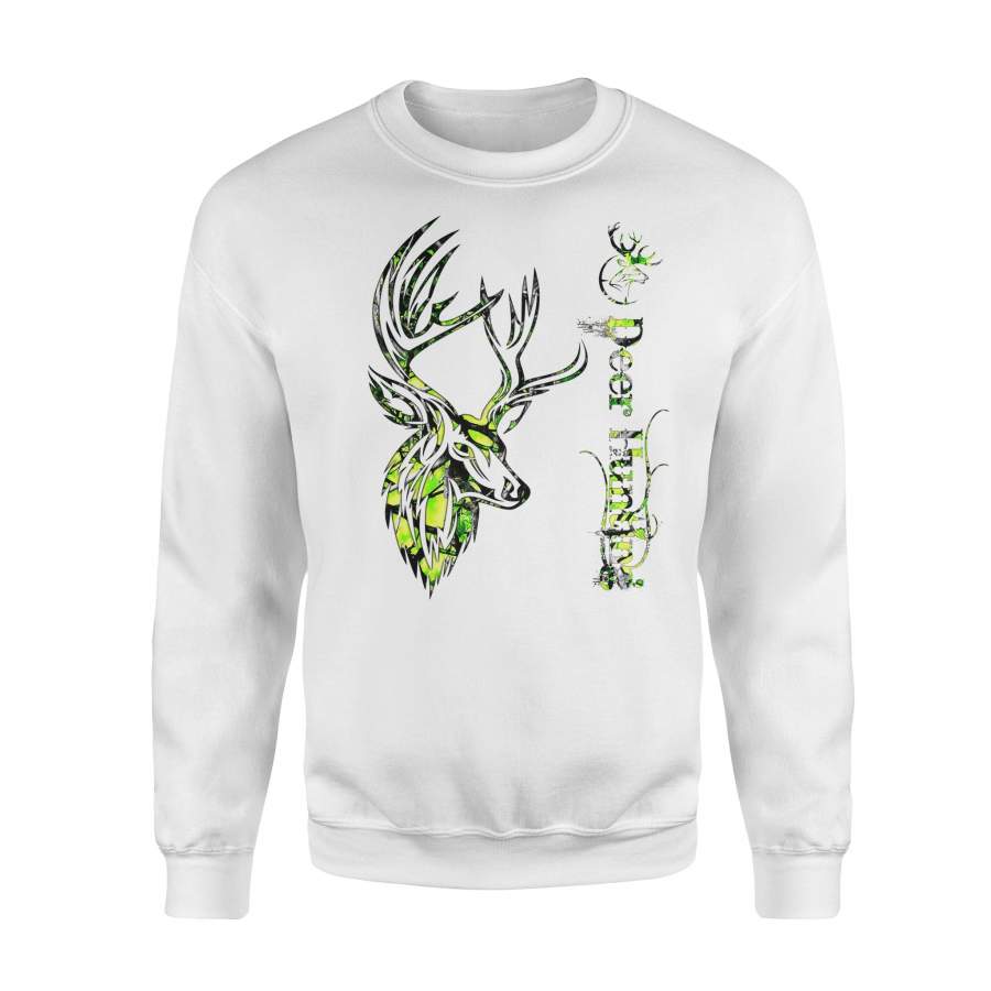 Deer Hunting – Gift For Hunter NQS120 – Standard Fleece Sweatshirt