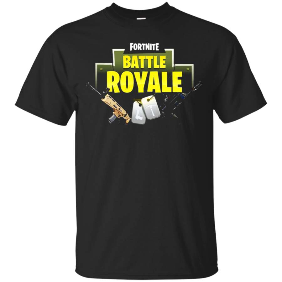 AGR Fortnite Battle Royale Logo With Assault Rifle T-Shirt