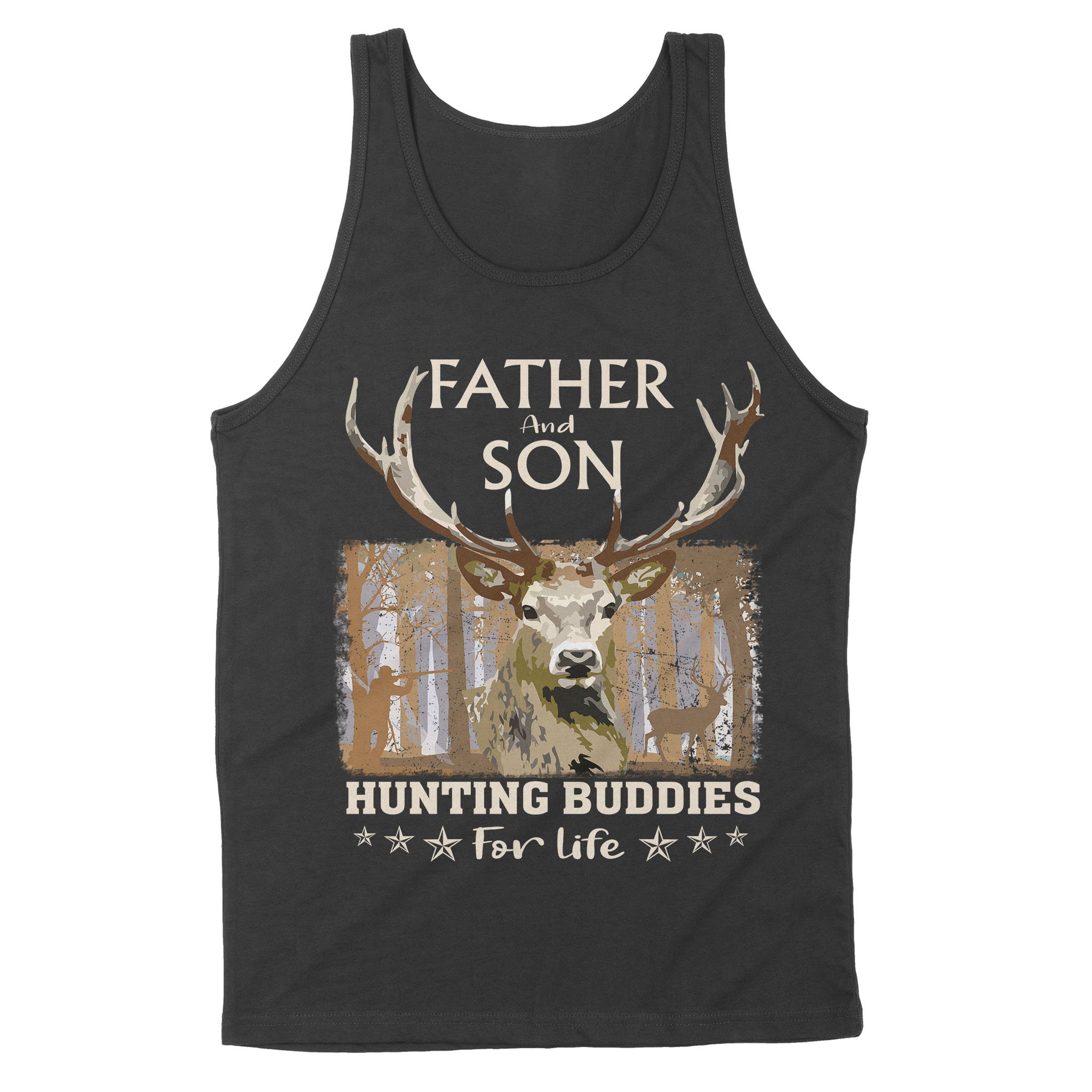 Father And Son Hunting Buddies For Life Father’s Day – Standard Tank