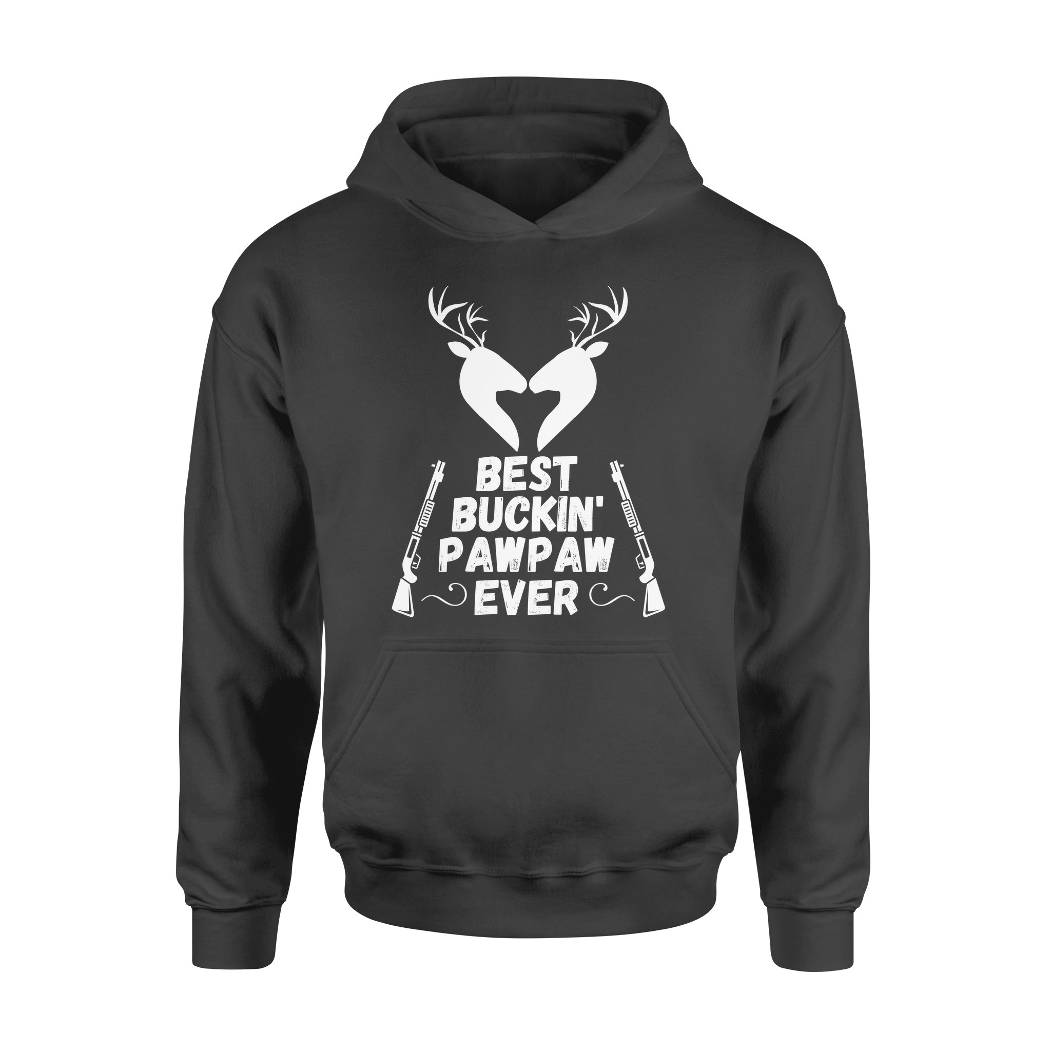 Father’s Day USA Flag Best Buckin’ Pawpaw Ever Deer Hunting Hoodies