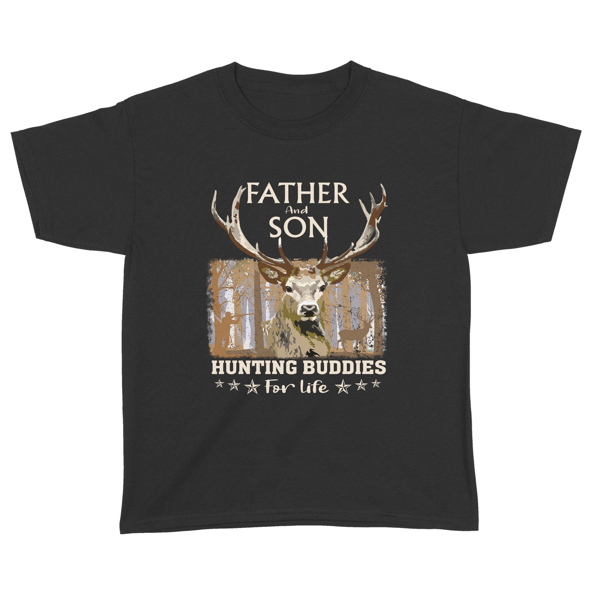 Father And Son Hunting Buddies For Life Father’s Day – Standard Youth T-shirt