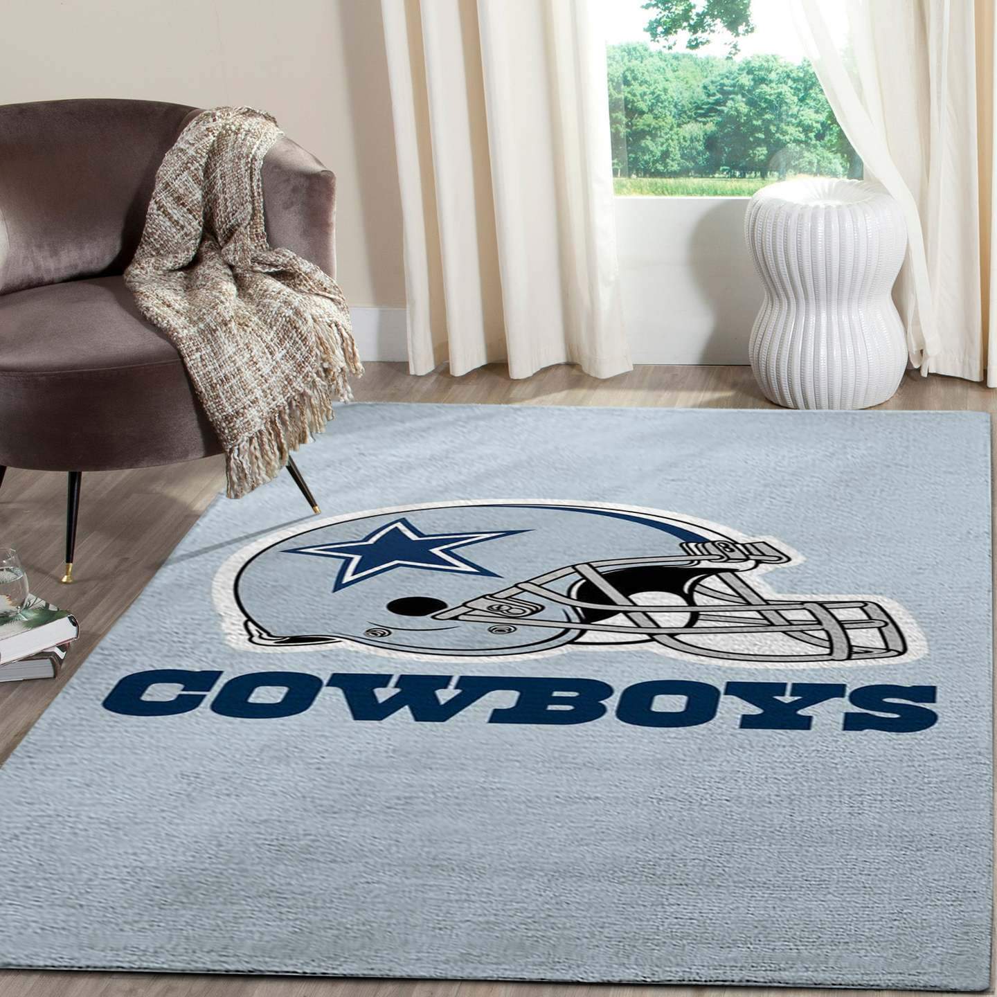 Dallas Cowboys Area Rug Dlb2602, Football Area Rug Floor Decor