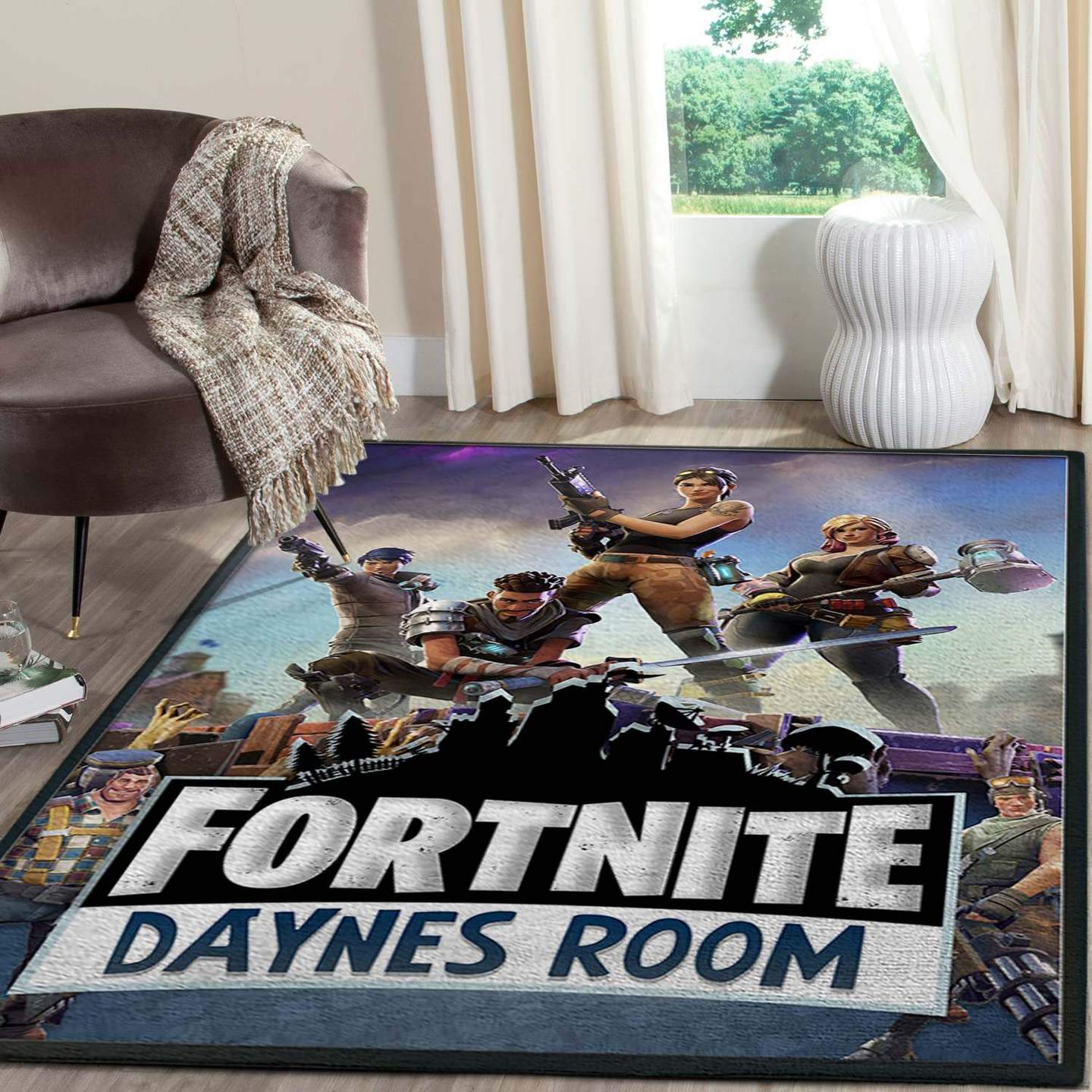 Fortnite Area Rug Christmas Gift Game Rug Floor Decor Rcdd81F30046