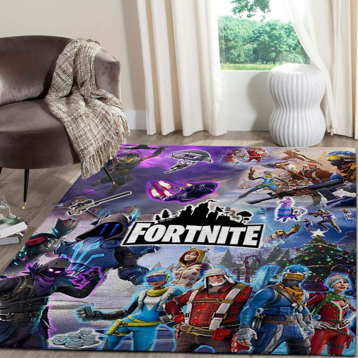 Fortnite Area Rug Christmas Gift Game Rug Floor Decor Rcdd81F30187