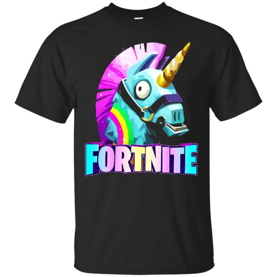 AGR Fortnite Battle Royale Llama Unicorn Smasher T-Shirt