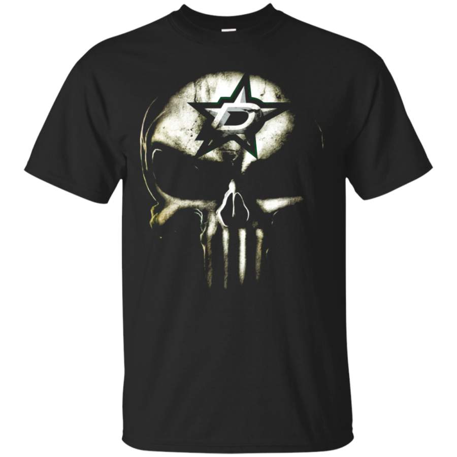 AGR Dallas Stars The Punisher Mashup Ice Hockey T-Shirt