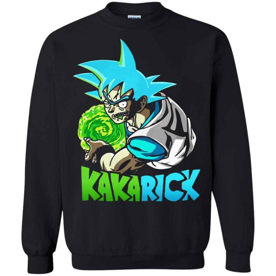 AGR KakaRick Dragon Ball Kakarot Rick And Morty Mashup Sweatshirt