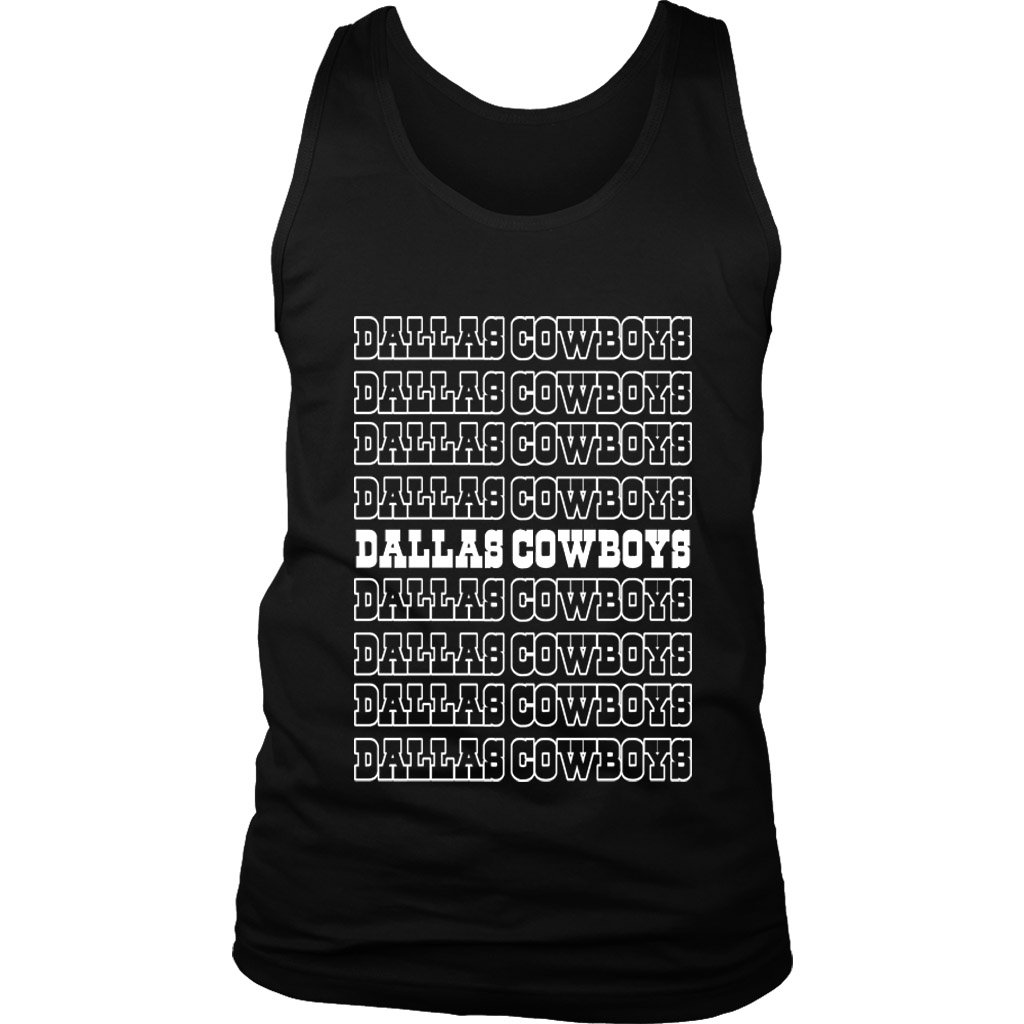 Dallas Cowboys Name Logo Men’S Tank Top