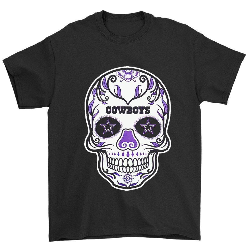 Dallas Cowboys Sugar Skull Men’S T-Shirt