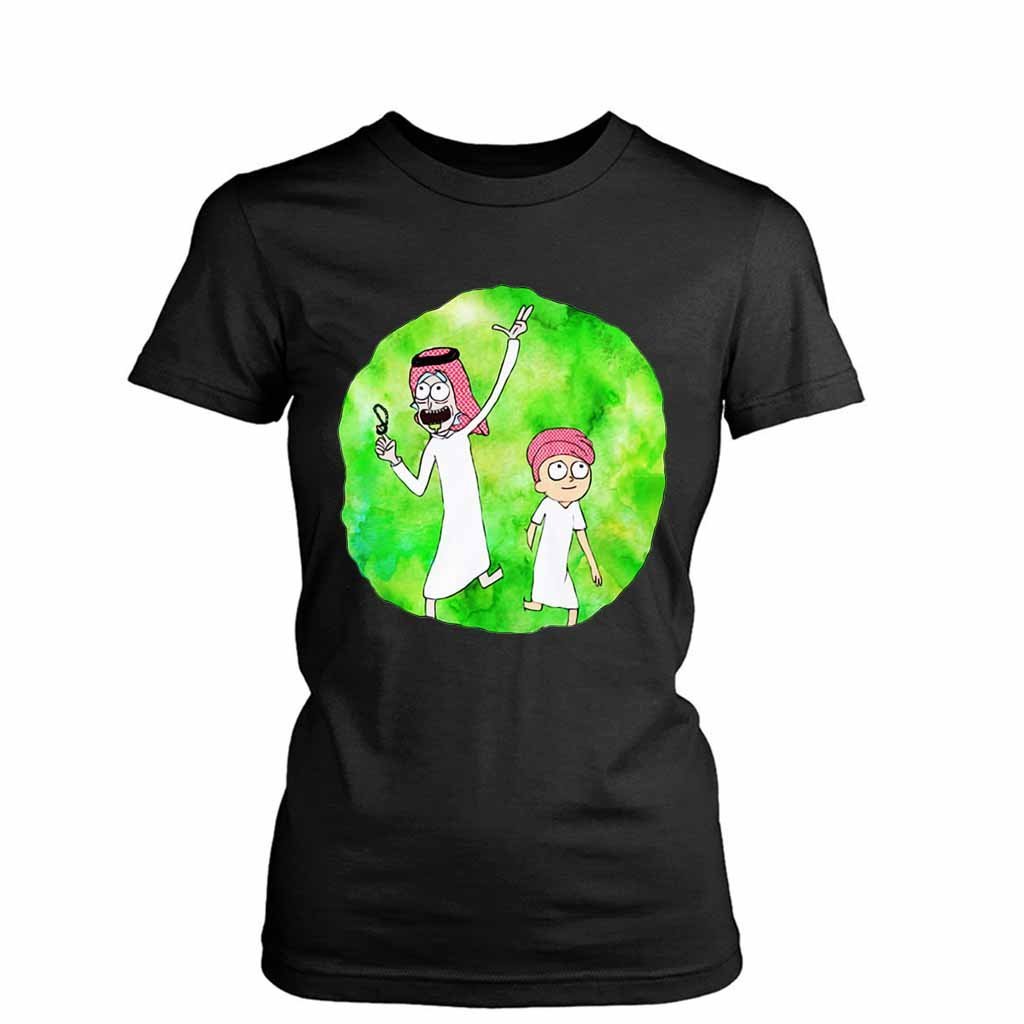 Arabian Rick And Morty Women’S T-Shirt