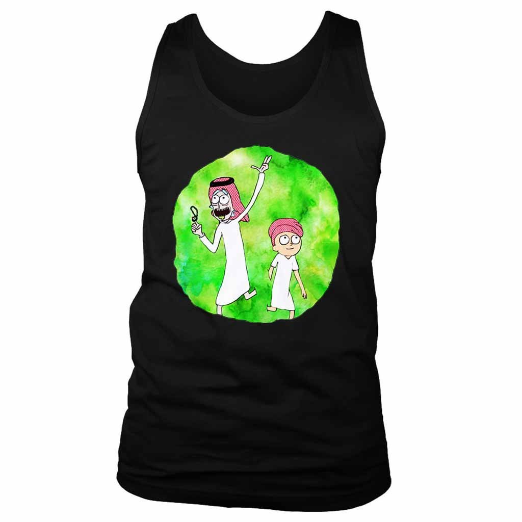 Arabian Rick And Morty Men’S Tank Top