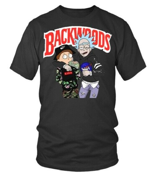 Backwoods With Rick And Morty Men’s T-Shirt