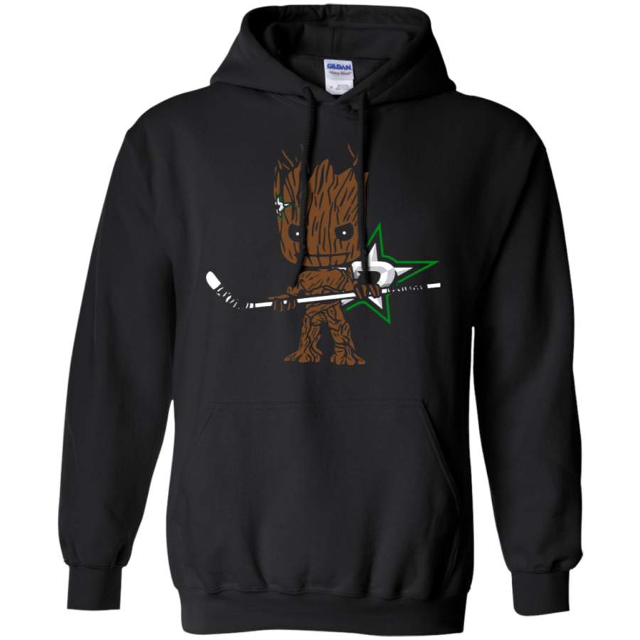 AGR Groot I Am Ice Hockey Player Team Dallas Stars Hoodie