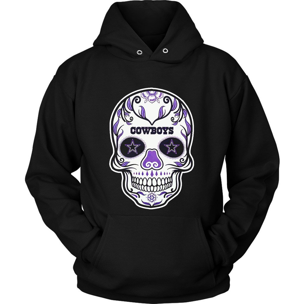 Dallas Cowboys Sugar Skull Unisex Hoodie