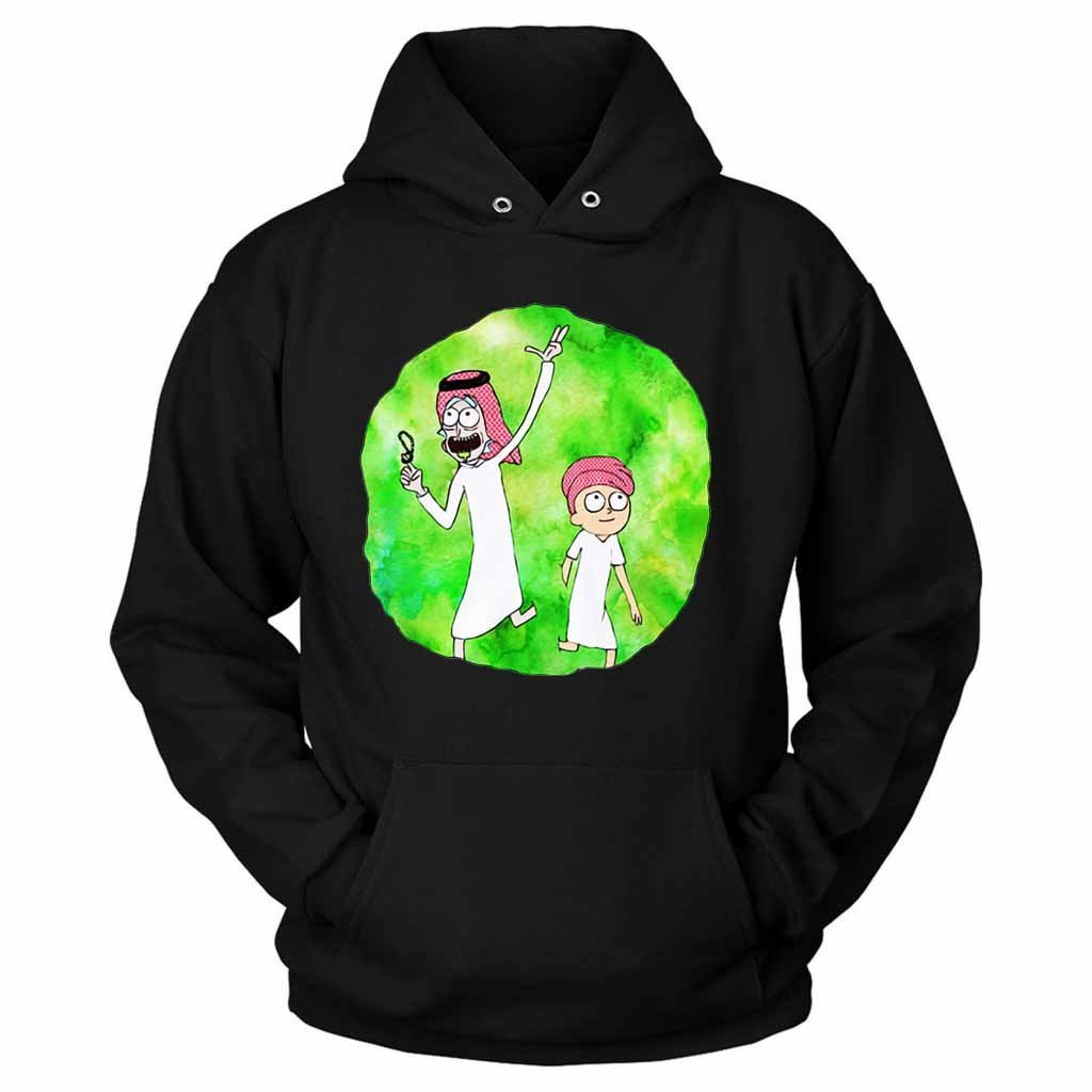 Arabian Rick And Morty Unisex Hoodie