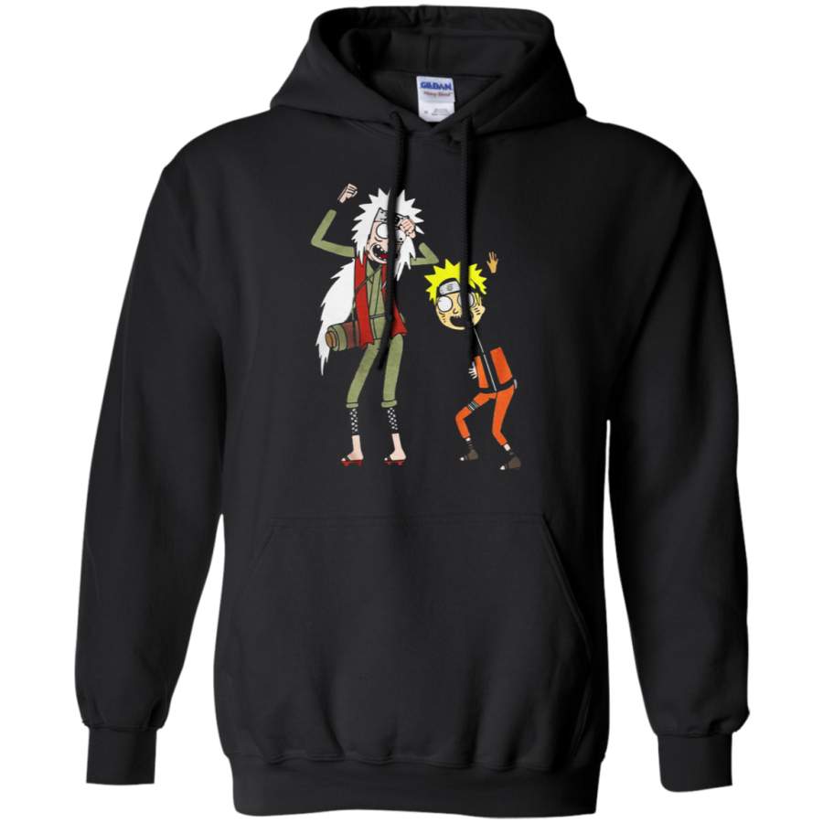 AGR Naruto x Rick And Morty Mashup Hoodie