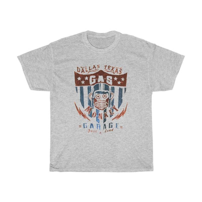 Gas Monkey Dallas Garage American Cream Mens T Shirt