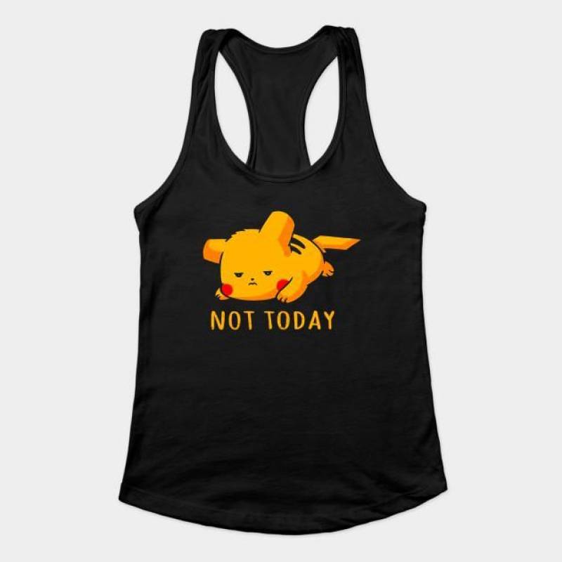 Game Of Pokemon Not Today Pikachu Women’s Tank Top