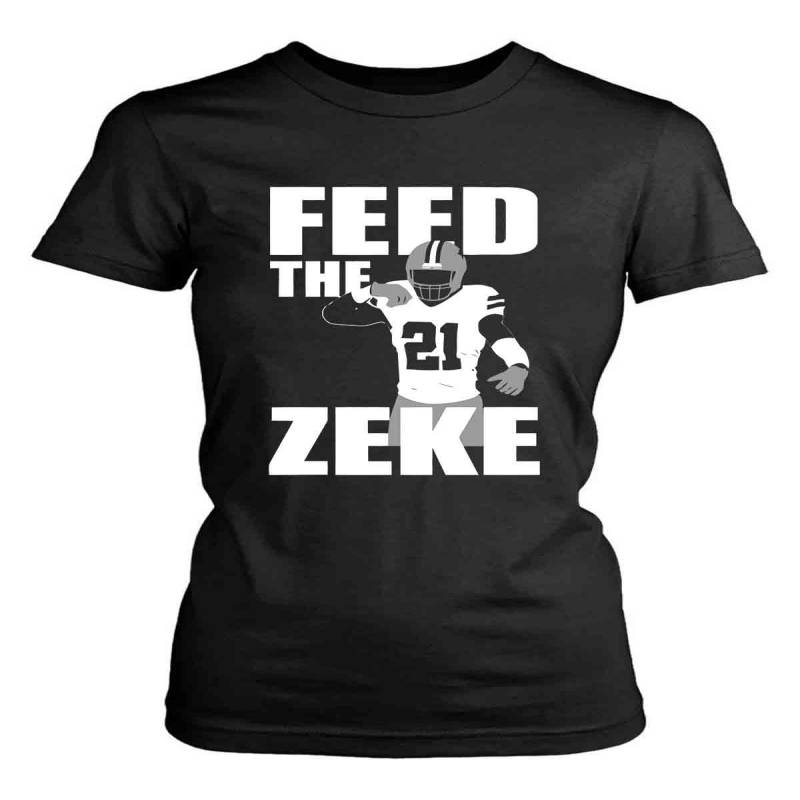 Feed The Zeke Ezekiel Elliott Dallas Cowboys Football Team Women’S T-Shirt