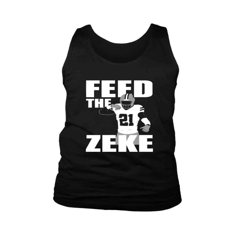 Feed The Zeke Ezekiel Elliott Dallas Cowboys Football Team Men’S Tank Top