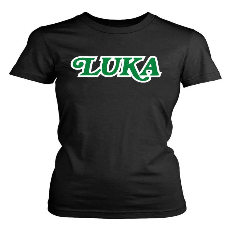 Dallas Luka Text Logo Women’S T-Shirt