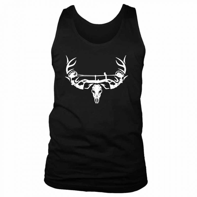 Archery Bow Hunting Deer Skull Men’S Tank Top