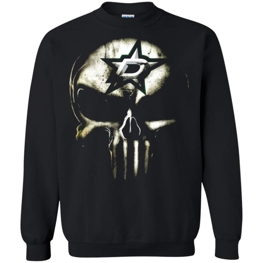 AGR Dallas Stars The Punisher Mashup Ice Hockey Sweatshirt