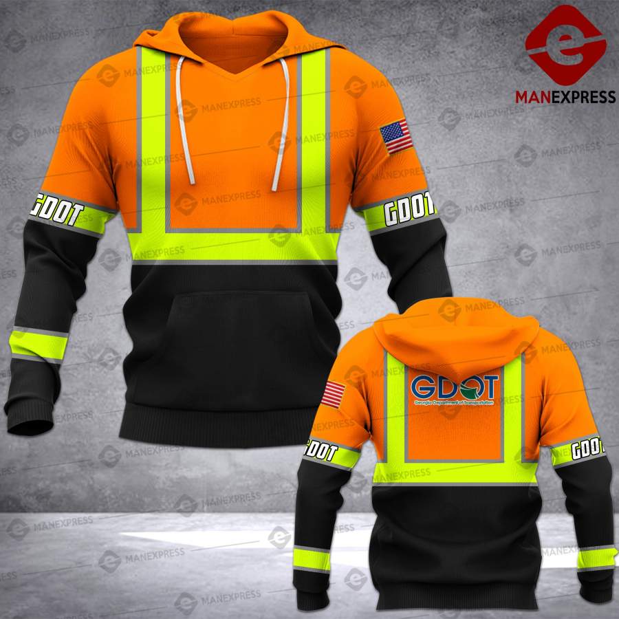 GDOT – Georgia Department of Transportation 3D SAFETY HOODIE