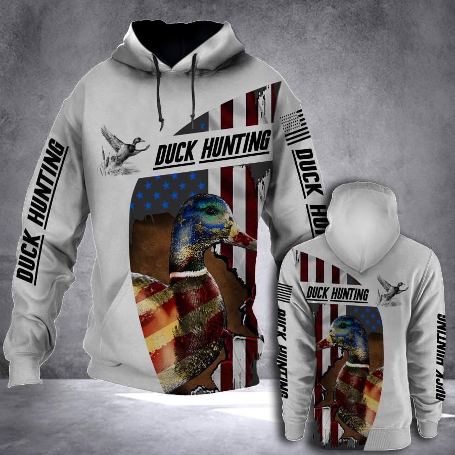 Duck hunting Flag HOODIE