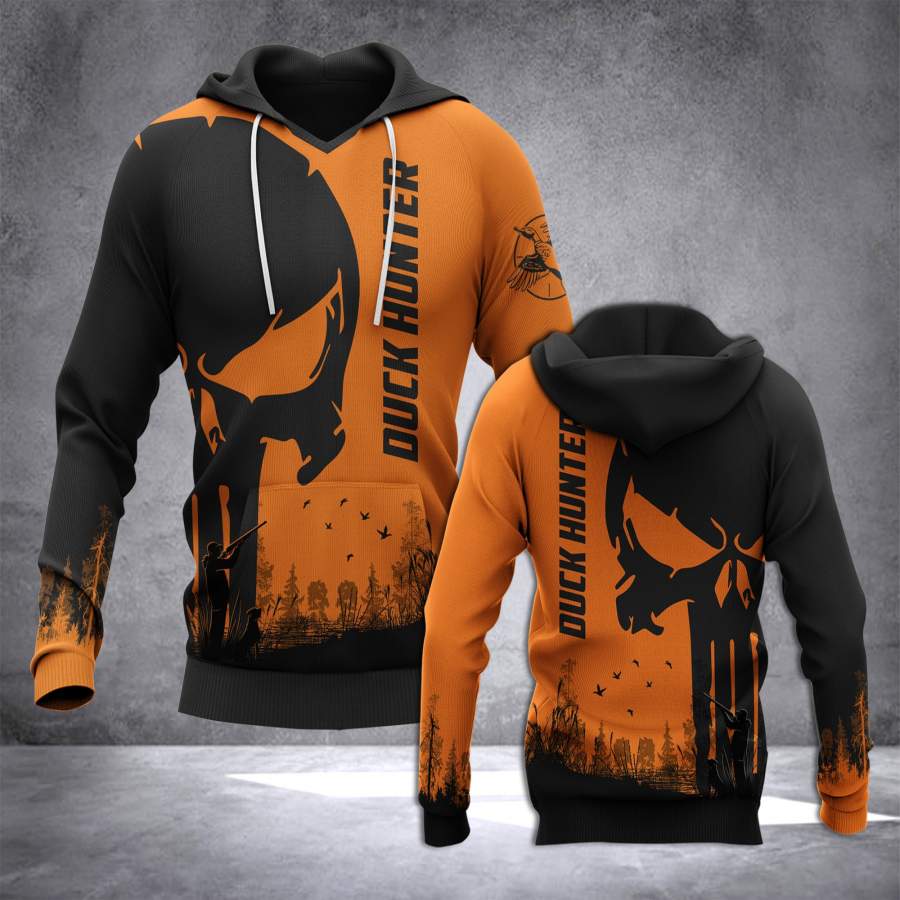 DH DUCK HUNTING PUN HOODIE ALL OVER PRINT