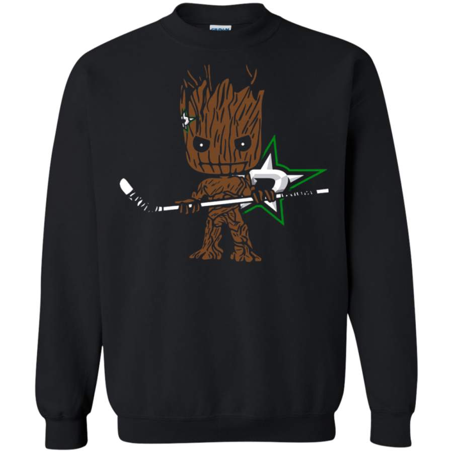 AGR Groot I Am Ice Hockey Player Team Dallas Stars Sweatshirt