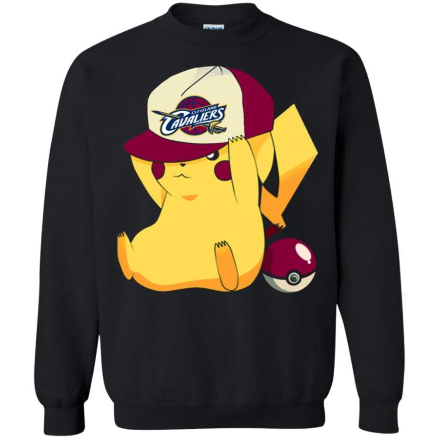 Cleveland Cavaliers Pikachu Pokemon Sweatshirt – Moano Store