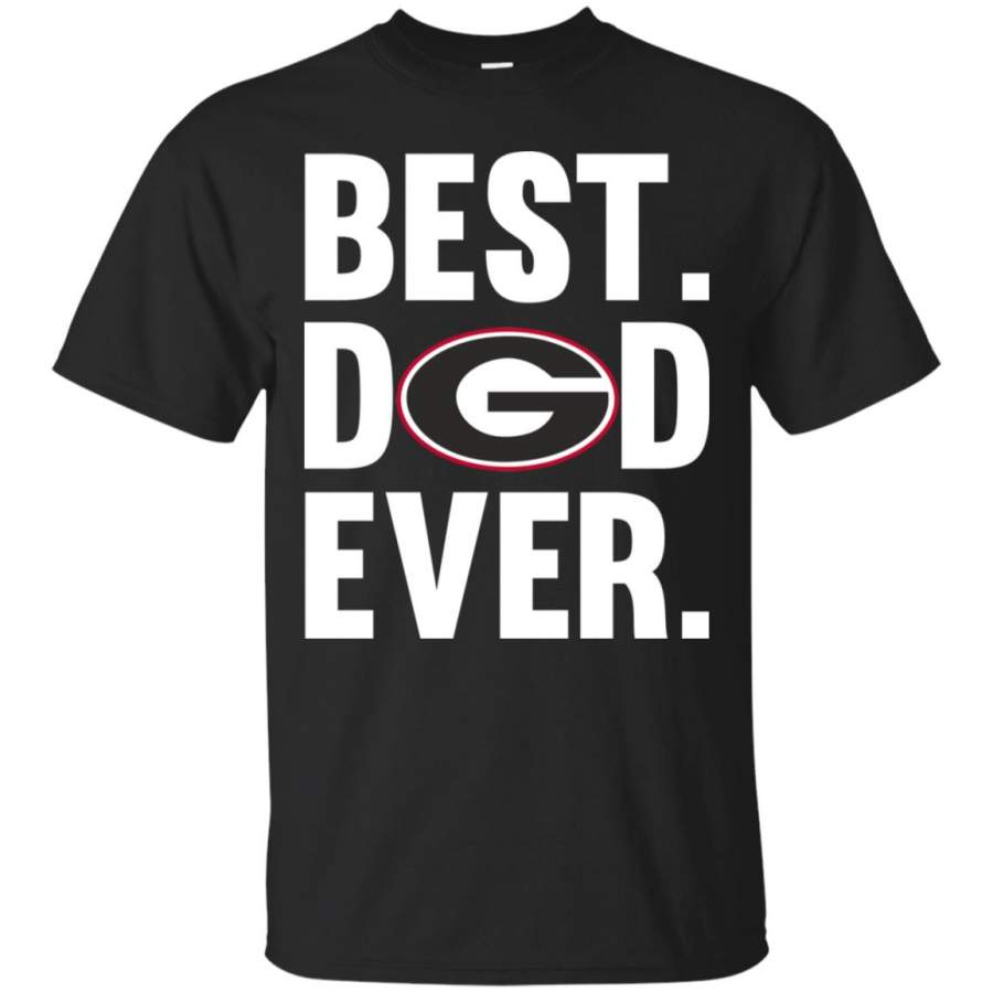 Best Dad Ever Georgia Bulldogs shirt Father Day T Shirt – Moano Store