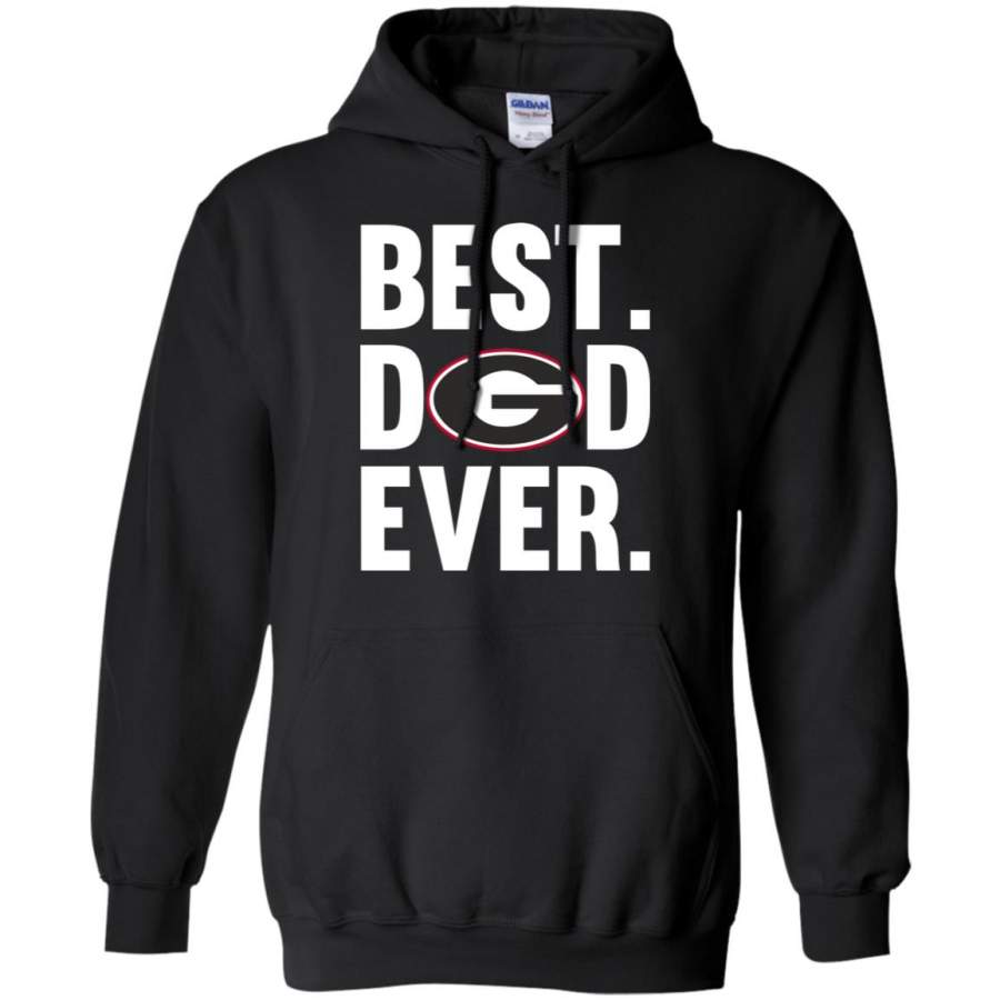 Best Dad Ever Georgia Bulldogs shirt Father Day Hoodie – Moano Store