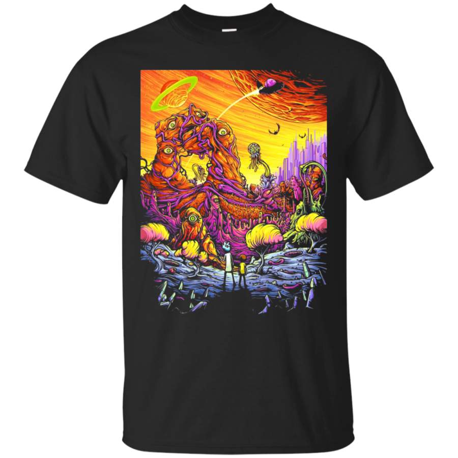 AGR Rick And Morty Alien World Everything Is Strange T-Shirt