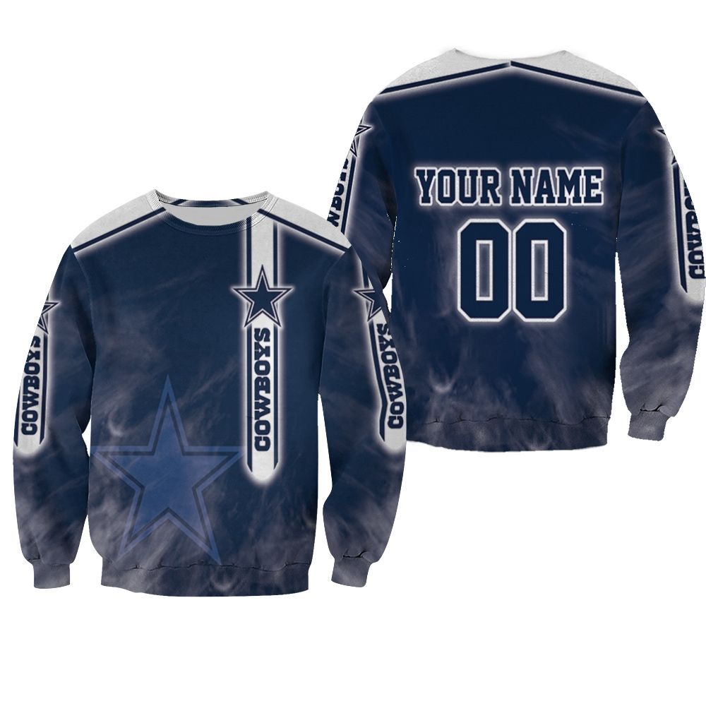 Dallas Cowboys For Cowboys Lover 3D Personalized Sweater All-Over Print