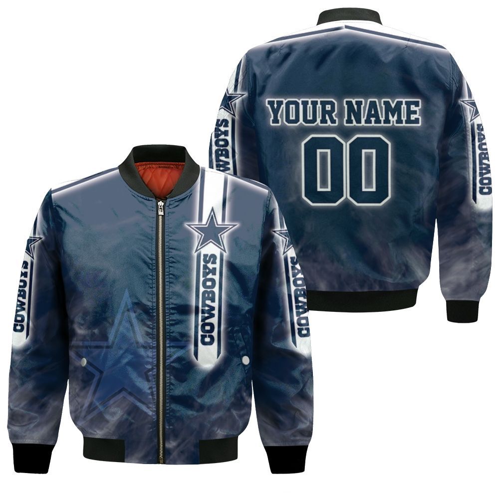 Dallas Cowboys For Cowboys Lover 3D Personalized Bomber Jacket All-Over Print