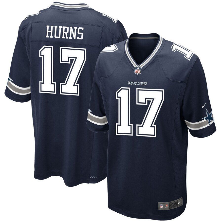 Allen Hurns Dallas Cowboys Game Navy 3D Jersey